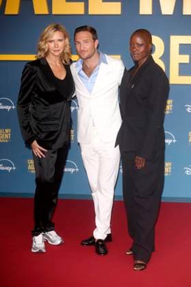 Veronica Ferres, Frederick Lau and Florence Kasumba at the premiere of the Disney series Call My Agent Berlin at Colosseum Kino Berlin, 08 09 2025 Foto:xD.xHerrickx xFuturexImagex agent_6014