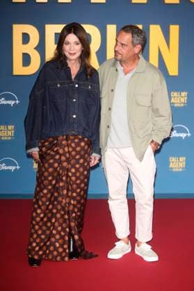 Iris Berben and Moritz Bleibtreu at the premiere of the Disney series Call My Agent Berlin at the Colosseum Cinema Berlin, 08 09 2025 Foto:xD.xHerrickx xFuturexImagex agent_6025