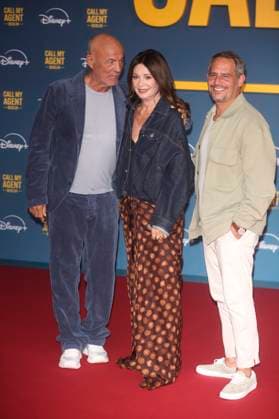 Heiner Lauterbach, Iris Berben and Moritz Bleibtreu at the premiere of the Disney series Call My Agent Berlin at the Colosseum Cinema Berlin, 08 09 2025 Foto:xD.xHerrickx xFuturexImagex agent_6027