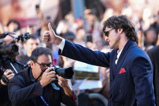 2025 Toronto International Film Festival - Frankenstein TORONTO, CANADA - SEPTEMBER 8 : Jacob Elordi greets fans ahead of the premiere of ‘Frankenstein’ during the 2025 Toronto International Film Festival at Princess of Wales Theatre in Toronto, Ontario, Canada on September 8, 2025. Mert Alper Dervis Anadolu Ontario Canada. Editorial use only. Please get in touch for any other usage.  Copyright: x2025xAnadoluxMertxAlperxDervisx