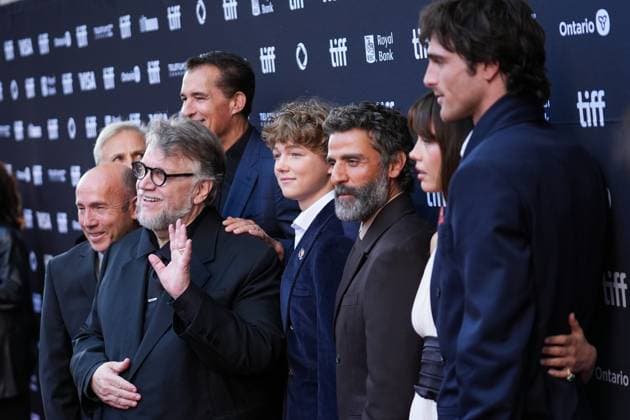2025 Toronto International Film Festival - Frankenstein TORONTO, CANADA - SEPTEMBER 8 : Guillermo del Toro, Oscar Isaac, Jacob Elordi, Christian Convery and Mia Goth attends the premiere of ‘Frankenstein’ during the 2025 Toronto International Film Festival at Princess of Wales Theatre in Toronto, Ontario, Canada on September 8, 2025. Mert Alper Dervis Anadolu Ontario Canada. Editorial use only. Please get in touch for any other usage.  Copyright: x2025xAnadoluxMertxAlperxDervisx
