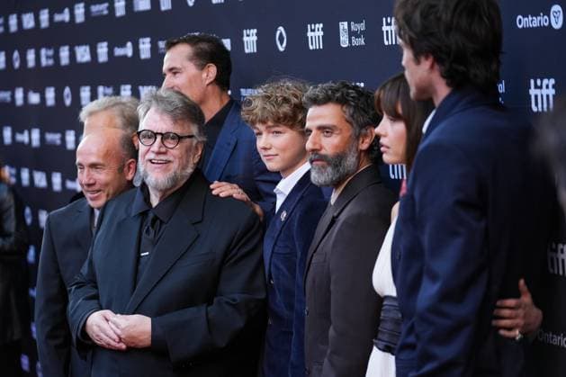 2025 Toronto International Film Festival - Frankenstein TORONTO, CANADA - SEPTEMBER 8 : Guillermo del Toro, Oscar Isaac, Jacob Elordi, Christian Convery and Mia Goth attends the premiere of ‘Frankenstein’ during the 2025 Toronto International Film Festival at Princess of Wales Theatre in Toronto, Ontario, Canada on September 8, 2025. Mert Alper Dervis Anadolu Ontario Canada. Editorial use only. Please get in touch for any other usage.  Copyright: x2025xAnadoluxMertxAlperxDervisx