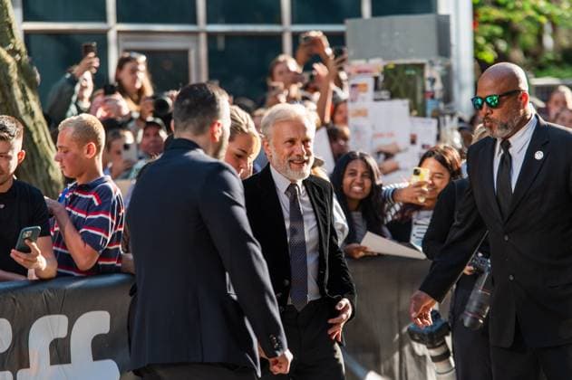 September 8, 2025, Toronto, On, Canada: Christoph Waltz arrives at the premiere of Frankenstein at the Toronto International Film Festival in Toronto, Monday, Sept. 8, 2025. Toronto Canada  - ZUMAc35_ 20250908_zaf_c35_145 Copyright: xLauraxProctorx