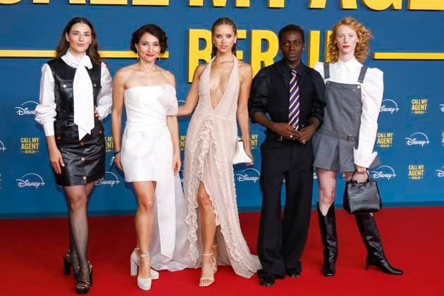 World premiere of Call My Agent Berlin in Berlin Berlin, 8 9 2025 Seyneb Saleh, Janina Elkin, Taynara Wolf, Benny O Arthur and Dana Herfurth at the world premiere of Call My Agent Berlin in Berlin Berlin Copyright: xMatthiasxGränzdörferx