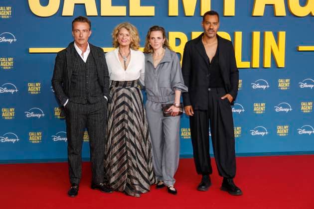 World premiere of Call My Agent Berlin in Berlin Berlin, 8 9 2025 Lucas Gregorowicz, Gabrielle Scharnitzky, Karin Hanczewski and Michael Klammer at the world premiere of Call My Agent Berlin in Berlin Berlin Copyright: xMatthiasxGränzdörferx