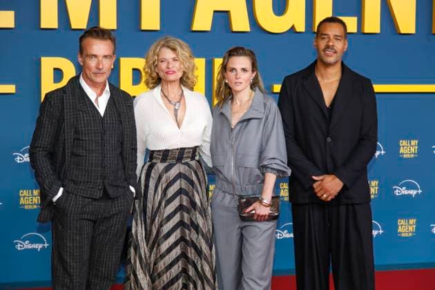 World premiere of Call My Agent Berlin in Berlin Berlin, 8 9 2025 Lucas Gregorowicz, Gabrielle Scharnitzky, Karin Hanczewski and Michael Klammer at the world premiere of Call My Agent Berlin in Berlin Berlin Copyright: xMatthiasxGränzdörferx