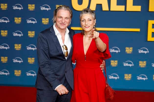 World premiere of Call My Agent Berlin in Berlin Berlin, 8 9 2025 Stefan Juergens and Boriana Rosenmueller at the world premiere of Call My Agent Berlin in Berlin Berlin Berlin Copyright: xMatthiasxGränzdörferx