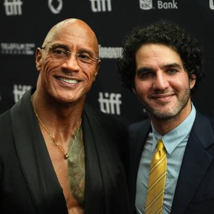 2025 Toronto International Film Festival - The Smashing Machine TORONTO, CANADA - SEPTEMBER 8 : Dwayne Johnson (L) and Benny Safdie (R) attend the premiere of ‘The Smashing Machine’ during the 2025 Toronto International Film Festival at Princess of Wales Theatre in Toronto, Ontario, Canada on September 8, 2025. Mert Alper Dervis Anadolu Ontario Canada. Editorial use only. Please get in touch for any other usage.  Copyright: x2025xAnadoluxMertxAlperxDervisx
