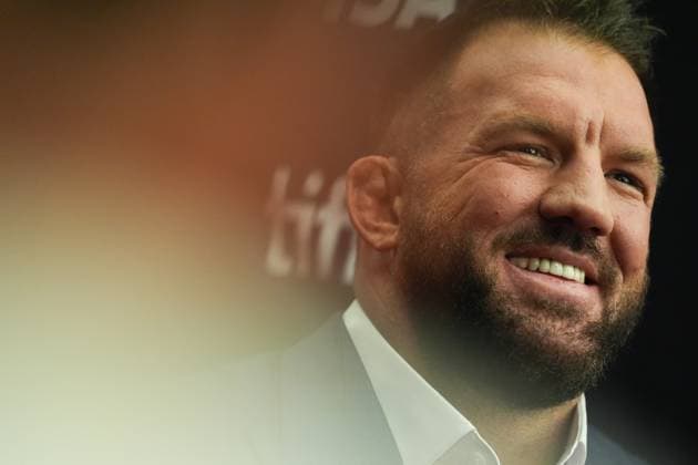 2025 Toronto International Film Festival - The Smashing Machine TORONTO, CANADA - SEPTEMBER 8 : Ryan Bader attends the premiere of ‘The Smashing Machine’ during the 2025 Toronto International Film Festival at Princess of Wales Theatre in Toronto, Ontario, Canada on September 8, 2025. Mert Alper Dervis Anadolu Ontario Canada. Editorial use only. Please get in touch for any other usage.  Copyright: x2025xAnadoluxMertxAlperxDervisx