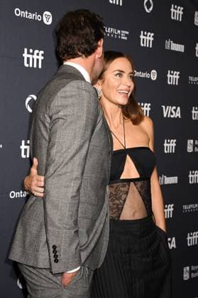 TORONTO, CA - SEPTEMBER 8: John Krasinski and Emily Blunt at the 50th Toronto International Film Festival screening of The Smashing Machine on September 8, 2025 at The Princess Of Wales Theater in Toronto, Canada. Copyright: xMediaPunchx
