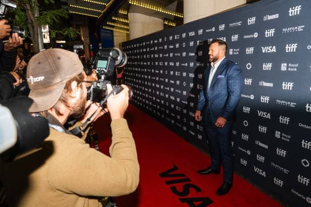 September 8, 2025, Toronto, On, Canada: Ryan Bader arrives on the red carpet for öÄuThe Smashing MachineöÄÃ¹ at the Toronto International Film Festival in Toronto, Monday, Sept. 8, 2025. Toronto Canada  - ZUMAc35_ 20250908_zaf_c35_160 Copyright: xLauraxProctorx