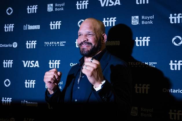 September 8, 2025, Toronto, On, Canada: Mark Kerr arrives on the red carpet for öÄuThe Smashing MachineöÄÃ¹ at the Toronto International Film Festival in Toronto, Monday, Sept. 8, 2025. Toronto Canada  - ZUMAc35_ 20250908_zaf_c35_171 Copyright: xLauraxProctorx