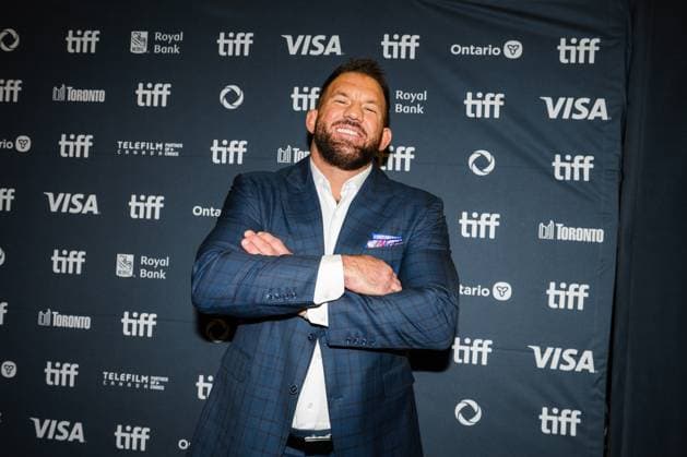 September 8, 2025, Toronto, On, Canada: Ryan Bader arrives on the red carpet for öÄuThe Smashing MachineöÄÃ¹ at the Toronto International Film Festival in Toronto, Monday, Sept. 8, 2025. Toronto Canada  - ZUMAc35_ 20250908_zaf_c35_175 Copyright: xLauraxProctorx