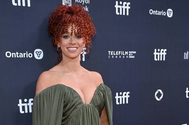 Toronto Eleanor the Great Screening Erin Kellyman attending the screening of the movie Eleanor the Great ahead of Toronto International Film Festival (TIFF) in Toronto, Canada on September 8, 2025. Photo by Julien Reynaud APS-Medias ABACAPRESS.COM Toronto Canada  Copyright: xReynaudxJulien APS-Medias ABACAx