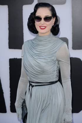 One Battle After Another Premiere - Los Angeles, USA LOS ANGELES, USA. September 08, 2025: Dita Von Teese at the premiere for One Battle After Another at the TCL Chinese Theatre. Los Angeles CA USA  Copyright: xPaulxSmith Featureflashx