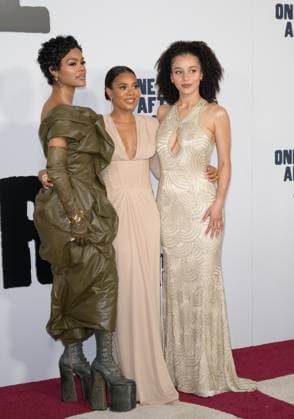 One Battle After Another Premiere - Los Angeles, USA LOS ANGELES, USA. September 08, 2025: Teyana Taylor, Regina Hall & Chase Infiniti at the premiere for One Battle After Another at the TCL Chinese Theatre. Los Angeles CA USA  Copyright: xPaulxSmith Featureflashx