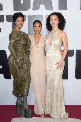 One Battle After Another Premiere - Los Angeles, USA LOS ANGELES, USA. September 08, 2025: Teyana Taylor, Regina Hall & Chase Infiniti at the premiere for One Battle After Another at the TCL Chinese Theatre. Los Angeles CA USA  Copyright: xPaulxSmith Featureflashx