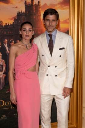 Downton Abbey: The Grand Finale New York Premiere in New York, USA - 08 Sep 2025 (L-R) Olivia Palermo and Johannes Huebl attend Downton Abbey: The Grand Finale New York Premiere at Jazz at Lincoln Center. New York United States Copyright: xRonxAdarx xSOPAxImagesx _radar_downtonabbey_20250908_00683