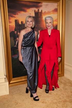 Downton Abbey: The Grand Finale New York Premiere in New York, USA - 08 Sep 2025 (L-R) Tosca Musk and Maye Musk attend Downton Abbey: The Grand Finale New York Premiere at Jazz at Lincoln Center. New York United States Copyright: xRonxAdarx xSOPAxImagesx _radar_downtonabbey_20250908_01545