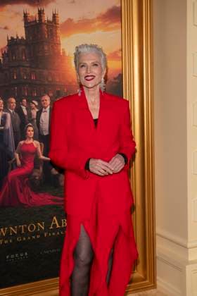 Downton Abbey: The Grand Finale New York Premiere in New York, USA - 08 Sep 2025 Maye Musk attends Downton Abbey: The Grand Finale New York Premiere at Jazz at Lincoln Center. New York United States Copyright: xRonxAdarx xSOPAxImagesx _radar_downtonabbey_20250908_01581