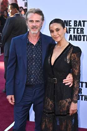 Sam Trammell and Emmanuelle Chriqui at the world premiere of the movie One Battle After Another at the TCL Chinese Theater Los Angeles, 08 09 2025 Foto:xD.xStarbuckx xFuturexImagex battle_5799
