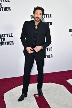 Adrien Brody at the world premiere of the movie One Battle After Another at the TCL Chinese Theater Los Angeles, 08 09 2025 Foto:xD.xStarbuckx xFuturexImagex battle_5949