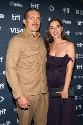 Red carpet during the 50th Toronto International Film Festival - The Smashing Machine premiere Featuring: Oleksandr Usyk, Yekaterina Usyk Where: Toronto, Ontario, Canada When: 08 Sep 2025 Credit: Captive Camera Cover Images EDITORIAL USE ONLY. NOT FOR USE BY NEWSPAPERS BASED IN THE UK. Copyright: xx coverimg55068325
