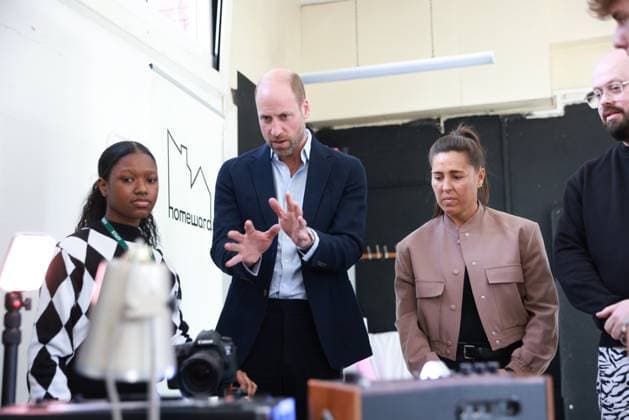HRH William Prince of Wales NMA ROTA The Prince of Wales visits l Skills, a youth organisation in Lambeth, who have received funding from the Homewards Fund to expand their services for young people in the local area. The Homewards Fund aims to support the delivery of work in the six Homewards flagship locations and offers up to Â£500,000 of flexible seed funding in each location. Spiral Skills was founded in 2015 and works with local schools, youth organisations, and authorities to provide early intervention, holistic support, employability skills, and access to employment and services for undeserved 14 25-year-olds. The organisation provides a range of services including career coaching, employment opportunities and workshops to  Copyright: xIanxVoglerx xAvalonx 1035516528