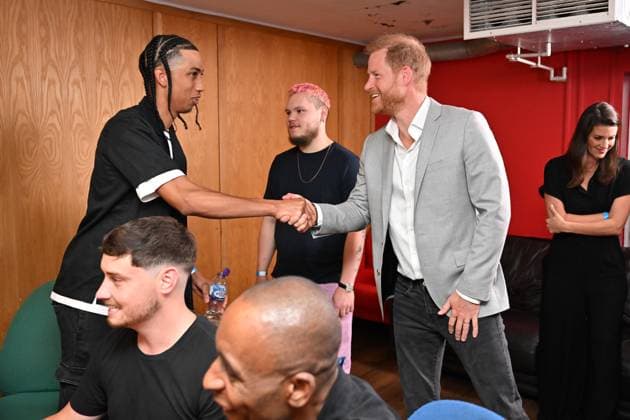 Prince Harry visits Community Recording Studio in Nottingham, UK, 09 September 2025 Nottingham, UK, 09 September 2025: Prince Harry, Duke of Sussex, visits the Community Recording Studio (CRS) in Nottingham., Credit:Paul Grover Avalon UK, Birmingham  Copyright: xPaulxGroverx xAvalonx 1035535668