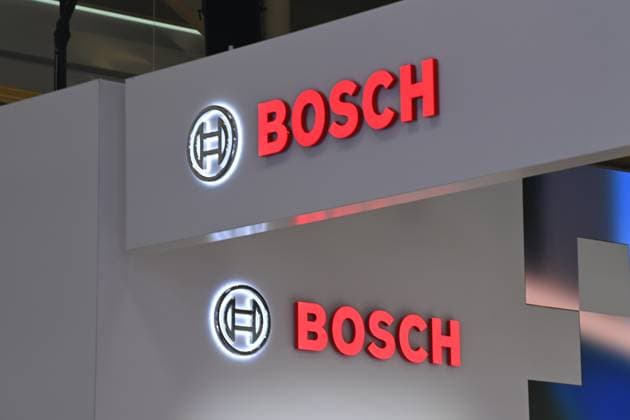 BOSCH logo,company logo,emblem,company emblem IAA Mobility 2025 at the Messe Muenchen from 09 09 14 09 2025