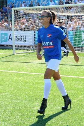 Jorge Gonzalez charity soccer match KICKEN MIT HERZ, the duel between celebrities and doctors for a good cause at Hoheluft stadium SC Victoria Hamburg Hamburg, 07 09 2025 Please caption IMAGO Michael Wigglesworth