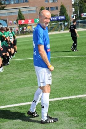Peter Lohmeyer charity soccer match KICKEN MIT HERZ, the duel between celebrities and doctors for a good cause at Hoheluft stadium SC Victoria Hamburg Hamburg, 07 09 2025 Please caption IMAGO Michael Wigglesworth
