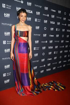 50eme Festival du Film de Toronto September 8, 2025 50th Toronto International Film Festival Red carpet of the film Dust to dreams Eku Edewor 448466 2025 09 08 Toronto Canada  Copyright: xIsabellexVautierx xStarfacex STAR_448466_118