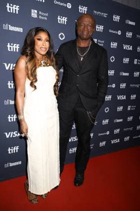 50eme Festival du Film de Toronto September 8, 2025 50th Toronto International Film Festival Red carpet of the film Dust to dreams Mo Abudu and Seal 448466 2025 09 08 Toronto Canada  Copyright: xIsabellexVautierx xStarfacex STAR_448466_138