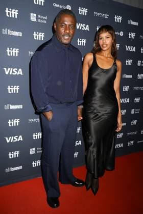 50eme Festival du Film de Toronto September 8, 2025 50th Toronto International Film Festival Red carpet of the film Dust to dreams Idris Elba and his wife 448466 2025 09 08 Toronto Canada  Copyright: xIsabellexVautierx xStarfacex STAR_448466_143