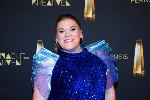 Gisa FLAKE, Actress, Red Carpet, Red Carpet Show, Arrival, Arrival, German Television Award Ceremony, The Night of the Creatives The German Television Award 2025, German Television Award 2025 at Flora Cologne, on 09 09 2025