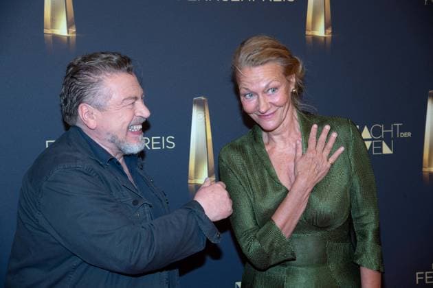 Armin ROHDE, Actor, Karen BOEHNE, Böhne, Actress, Red Carpet, Red Carpet Show, Arrival, Arrival, German Television Award Ceremony, The Night of the Creatives The German Television Award 2025, German Television Award 2025 at Flora Koeln, on 09 09 2025