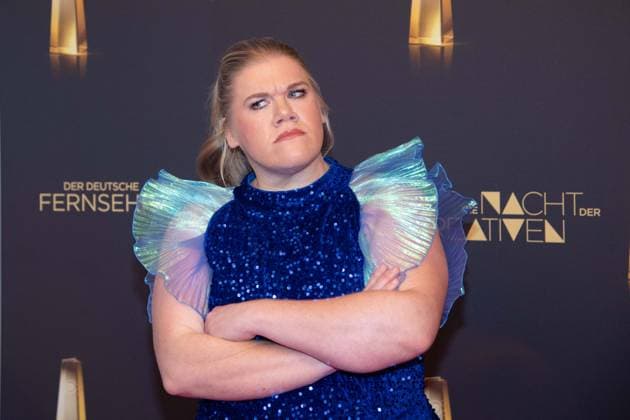Gisa FLAKE, Actress, Red Carpet, Red Carpet Show, Arrival, Arrival, German Television Award Ceremony, The Night of the Creatives The German Television Award 2025, German Television Award 2025 at Flora Cologne, on 09 09 2025