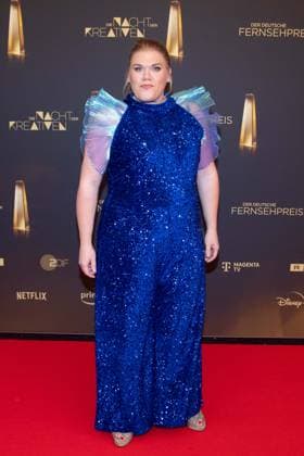 Gisa FLAKE, Actress, Red Carpet, Red Carpet Show, Arrival, Arrival, German Television Award Ceremony, The Night of the Creatives The German Television Award 2025, German Television Award 2025 at Flora Cologne, on 09 09 2025