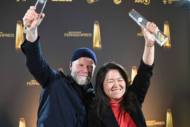 Tim Kuhn, Jieun Yi for KRANK Berlin for Die Anstalt Freunde des Patriarchats Award Winner Best Camera Fiction German Television Award Ceremony, The Night of Creatives The German Television Award 2025, German Television Award 2025 at the Flora Cologne, on 09 09 2025