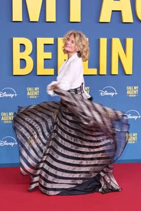 08 09 2025, Gabriele Scharnitzky at the premiere of Call My Agent Berlin, Colosseum Kino, Berlin, Berlin