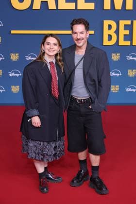 08 09 2025 Romina Kueper and Nico Stank at the premiere of Call My Agent Berlin, Colosseum Kino, Berlin, Berlin