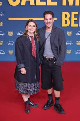 08 09 2025 Romina Kueper and Nico Stank at the premiere of Call My Agent Berlin, Colosseum Kino, Berlin, Berlin
