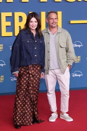 08 09 2025, Iris Berben and Moritz Bleibtreu, at the premiere of Call My Agent Berlin, Colosseum Kino, Berlin, Berlin