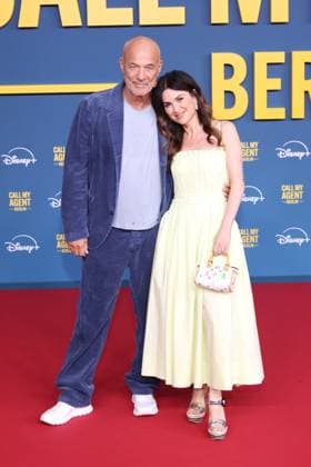 08 09 2025 Heiner Lauterbach and Viktoria Lauterbach, at the premiere of Call My Agent Berlin, Colosseum Kino, Berlin, Berlin