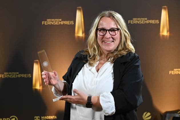 Silke FIETZ Award Winner Best Montage Information German Television Award Ceremony, The Night of the Creatives The German Television Award 2025, German Television Award 2025 in the Flora Cologne, on 09 09 2025