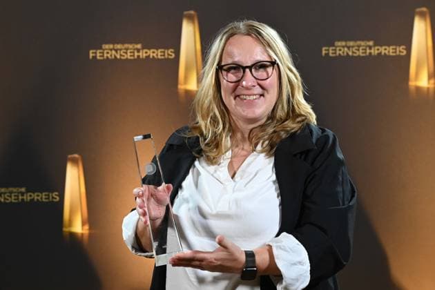 Silke FIETZ Award Winner Best Montage Information German Television Award Ceremony, The Night of the Creatives The German Television Award 2025, German Television Award 2025 in the Flora Cologne, on 09 09 2025