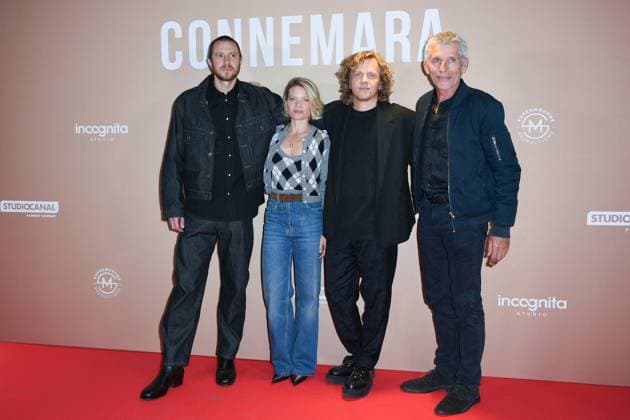 Connemara Premiere Bastien Bouillon, Melanie Thierry, Alex Lutz and Jacques Gamblin attending the Connemara Premiere at the Pathe Wepler in Paris, France on September 09, 2025. Photo by Aurore Marechal ABACAPRESS.COM Paris France  Copyright: xMarechalxAurore ABACAx