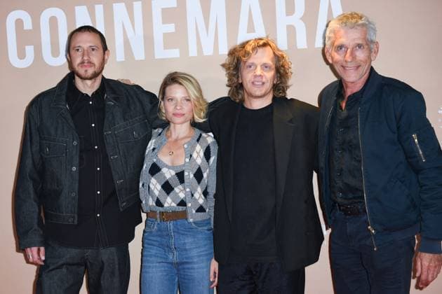 Connemara Premiere Bastien Bouillon, Melanie Thierry, Alex Lutz and Jacques Gamblin attending the Connemara Premiere at the Pathe Wepler in Paris, France on September 09, 2025. Photo by Aurore Marechal ABACAPRESS.COM Paris France  Copyright: xMarechalxAurore ABACAx