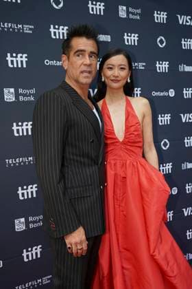 September 9, 2025, Toronto, Ontario, Canada: (L-R) Colin Farrell and Fala Chen attend the red carpet for the Ã¢â‚¬ËœBallad of a Small PlayerÃ¢â‚¬â ¢ premiere during the 2025 Toronto International Film Festival at The Princess of Wales Theatre. on September 9, 2025 in Toronto, Canada. Toronto Canada - ZUMAe321 20250909_zea_e321_036 Copyright: xLeonardoxRamirezx